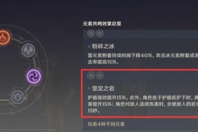 原神元素共鸣系统全面解析（探索元素之力）
