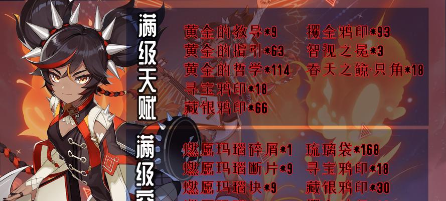 《原神》辛焱天赋技能介绍（突破材料）  第2张